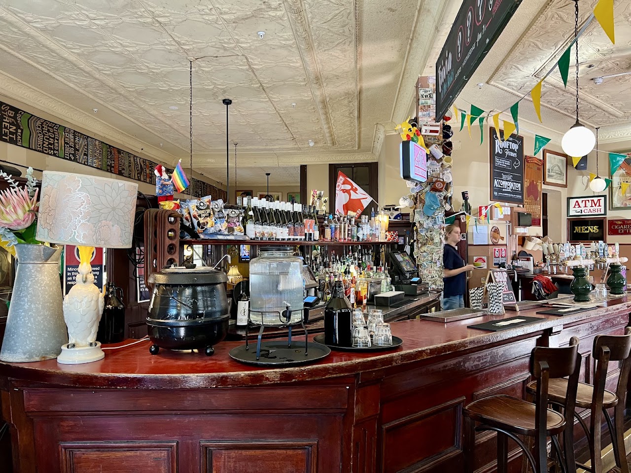 Heritage bar interior at The Australian Heritage Hotel