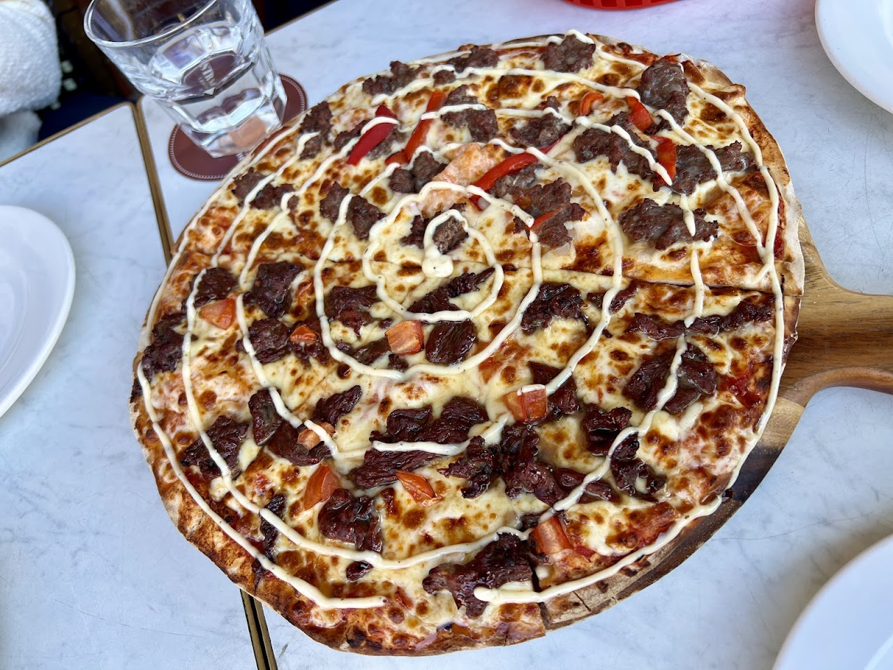 Signature pizza at The Australian Heritage Hotel